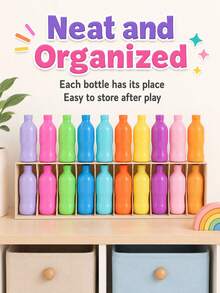 Fun The Bottle Game Children Color Memory Beverage Matching Game Brain Memory Training Educational Toy, The Bottle Color Memory Matching Toy Children Logical Thinking Reasoning Board Game Multi-Player Interactive Educational Desktop Game - Multicolor - View 9