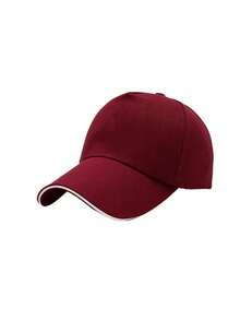 1PC Neutral Solid Color Baseball Cap,Casual, Versatile, Breathable,Suitable For Daily Wear, Vacation/Holiday Gift - Solid Color Baseball Cap - View 12