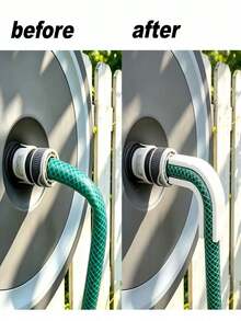 1pc Garden Hose Anti-Tangle Protector, Easy Install Detachable Elbow Sleeve, Outdoor Hose Reel Accessory, 3D Printed Pipe Protection Tool - A - View 2