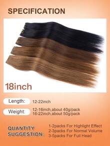 Butterfly Weft Hair Extensions Human Hair PU Hole Weft Human Hair Extension Real Human Hair 12-22inch Highlight Color Straight Human Hair Bundles Invisible Hair Extensions Glueless Pu Hole Hair Extensions For All Occasions - S17A/60A - View 8