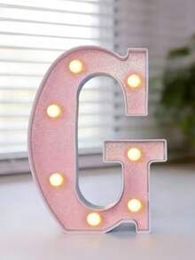 22/21/16cm Decorative LED Glowing Numbers And Letters, Plastic Neon Number Light Sign, Battery Powered Number Light, DIY Letters And Numbers, Suitable For Birthday, Christmas, Bar And Wedding Decoration - LED Letter and Number Lights - View 42
