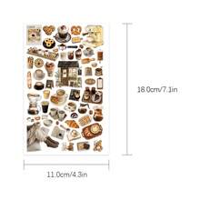 Coffee Afternoon Tea Stickers For Phone Case, Keyboard, Tablet, Diary, Laptop, Planner, Guitar, Helmet, Skateboard - Coffee - View 7