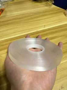 1 Roll Transparent Double-Sided Tape - Reusable, Strong Adhesive, Multi-Purpose Waterproof Transparent Double-Sided Tape, Suitable For Home, Kitchen, Office And Car. Super Strong Double-Sided Tape, Waterproof Transparent Tape, Suitable For Kitchen, Bathroom And Workshop, Strong Damage Free, Multi-Scenario Applicable And Can Be Cut Freely. - Adhesive Tape - View 9