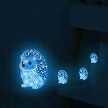 1Pc Cute Penguin Glow In The Dark Wall Sticker, Self-Adhesive Luminous Cartoon Wall Decal For Kids Room Bedroom Light Switch Home Decor - Multicolor - View 10