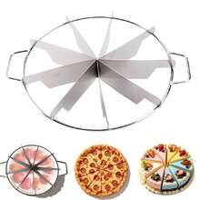 9-Inch Stainless Steel Cake Cutter, Tart Cutter, Stainless Steel Pizza And Cake Cutter - View 1