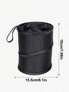 Car Trash Can, Car Storage Box, Foldable Trash Can, Easy To Clean Car Interior Accessories, Car Trash Can, Small Car Trash Can, Car Accessories, Car Interior Accessories, Hanging Car Trash Can Suitable For Vehicles, Compact Foldable Design Suitable For Car Interior Space - Car Trash Can - View 8