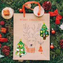 12/24pcs Christmas Tree DIY Stickers - Create Various Holiday Tree Patterns With Decorations And Stars, Interactive Puzzle Toy To Promote Brain Development, Children's Party Gifts, Gift Wrapping, Classroom Activities, Christmas And Holiday Gifts - Mixed Color - View 7