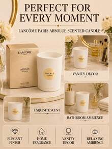 Lancôme Absolue Paris Scented Candle 7.5*9cm, Elegant Absolue Fragrance For Soothing And Calming, Creating A Warm Home Atmosphere, Perfect For Personal Use Or As A Gift - Scented Candle - View 8
