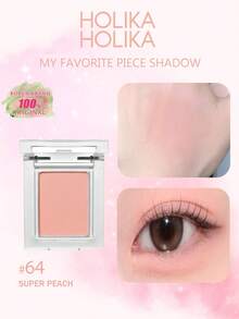 HOLIKA HOLIKA My Favorite Piece Shadow 64 SUPER PEACH，輕盈暈染，細緻壓粉，持久顯色，口袋尺寸，手指塗抹，不卡紋，隨身補妝，旅行必備，消腫效果，K-Beauty 韓系彩妝，1.8g/0.06oz - 64 SUPER PEACH - 查看 2
