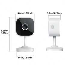 PANDA Security Camera, 2.4G WiFi Home Security Smartphone Remote Control, With Night Vision, Two-Way Video Monitoring Camera, Baby Cry Detection Monitor, Motion Detection/Tracking, Lullaby Game, Pet Small Camera - White - View 10