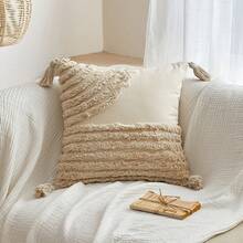 Tufted Pillow Cover, Soft Decorative Throw Pillow Case, Boho Style Cushion Cover For Sofa Bedroom Home Decor, No Pillow Insert - CR105 - View 9