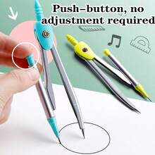 1 Set de Compás y Regla, Regla Triangular Regla de Prueba Regla Multifunción, Accesorios de Dibujo Preciso, Adecuado para Aprendizaje, Matemáticas, Exámenes, Tareas, Útiles Escolares, Compás y Regla de Dibujo Geométrico - Varios estilos - Ver 7
