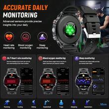 LIGE Fashion New Smart Watch 1400mAh Ultra Large Capacity, LED Flashlight, Compass, Call Answering, Water Resistant, Weather Forecast, Sports Tracking, Multi-Function Unisex Smart Sports Watch - View 5