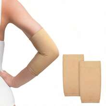 1 Pair Sports Arm Sleeves Compression Elbow Pads Warm & Breathable, Suitable For Basketball, Soccer, Running, Fitness, Cycling And Tennis - Multicolor - View 6