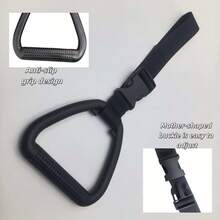1/2/4pcs Adjustable Car Door Handle Support Strap, Support Auxiliary Strap, Non-Slip Grip, Auxiliary Pull Ring, Adjustable Pull Ring, Car Door Entry Support, Easy To Install, Elderly Assistance Tool - Multicolor - View 5