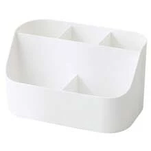 1pc Minimalist 5-Compartment Storage Box Baby Room Desktop Organizer Bedroom Storage Multi-Functional Organizer (3 Colors) - Multicolor - View 12
