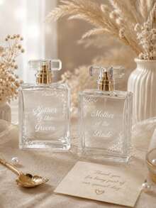 Personalized Engraved Perfume Bottle, Custom Refillable Empty Perfume Bottle, Mother Of The Bride Gifts, Wedding Keepsake Gift - 50ml - View 4