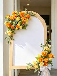 1pc Artificial Dandelion Bouquet, Suitable For Home Decor, Kitchen Decor, Autumn Decor, Outdoor Decor, Table Decor, Wedding Decor, Artificial Plants, Women's Gift, Back To School - Yellow - View 10