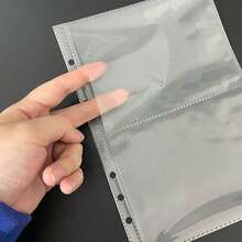 10/30pcs Transparent Loose-Leaf Inner Pages, Multi-Size Single Pocket Loose-Leaf Card Pages, Suitable For PP Loose-Leaf Binders, Photo Albums, Sticker Books, Photo Storage Albums, Ideal For Scrapbook Enthusiasts, Students, Studios, New Semester Season - Inner Page - View 3