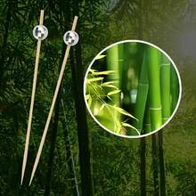 Cocktail Decoration Toothpicks, Bamboo Skewers For Cocktail Party Decoration, Suitable For Drinks, Food And Disco Party Decoration - Silver - View 2