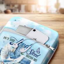 Funda de Biblia floral tropical con asa, estuche de estudio, estuche de transporte para estudio cristiano, bolsas de lona, regalos de Navidad - Accesorios Faith - Ver 5