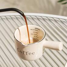 1 buah/2 buah Cangkir Espresso 90ML dengan Pegangan, Cangkir Espresso Keramik, Bibir Cangkir Berbentuk V, Gelas Ukur Kopi dan Wadah Susu, Cocok untuk Membuat Espresso dan Membuih Susu, Pilihan Ideal untuk Pecinta Espresso - MultiWarna - View 8
