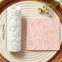 1pc Ocean Creature Embossed Roller, Shell & Starfish Embossed Clay Roller, DIY Handmade Earring Pendant Jewelry Craft Supplies - 1 Unit - View 6