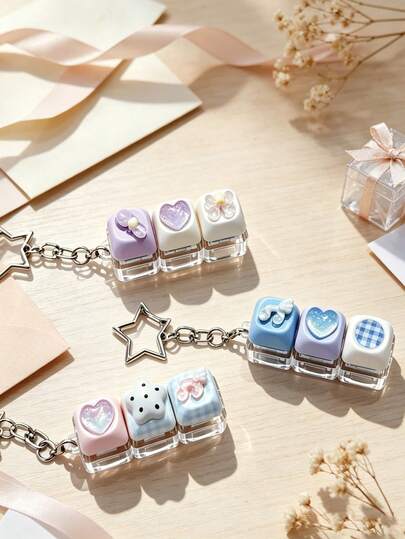 1 Pc Creative Note Keychain, Y2K Bag Hanger, Keychain For Bags, Bag Accessories, Women's Accessories, Birthday Gift For Friends