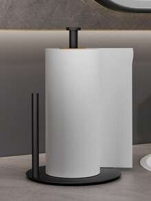 Countertop Paper Towel Holder, Freestanding Metal Kitchen Paper Towel Roll Holder, Heavy Duty Desktop Paper Towel Dispenser, Suitable For Kitchen Countertop, Bathroom, Kitchen Paper Towel Roll Holder For Countertop Storage. - Multicolor - View 10