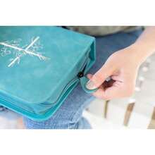 Bible & Book Storage Bags - Teal Cross - View 6
