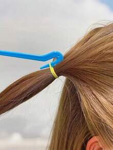 Elastic Hair Tie Remover, Hair Accessory Tool, Ideal Gift For Children - Purple - View 5