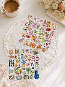 Vintage Mediterranean Style Art Embossed Stickers For Adults Teens Sticker Enthusiasts Holiday Gifts Party & Home Decor Class Reward Birthday Gift Decoration Water Cup Phone Case DIY Decal - Multicolor - View 4