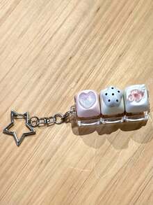 1 Pc Creative Note Keychain, Y2K Bag Hanger, Keychain For Bags, Bag Accessories, Women's Accessories, Birthday Gift For Friends - Multicolor - View 5