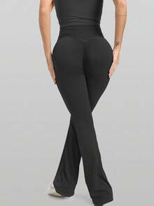 Women Leggings - Black 9117LBK - View 2