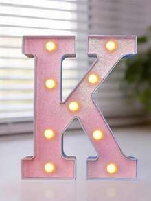22/21/16cm Decorative LED Glowing Numbers And Letters, Plastic Neon Number Light Sign, Battery Powered Number Light, DIY Letters And Numbers, Suitable For Birthday, Christmas, Bar And Wedding Decoration - LED Letter and Number Lights - View 22