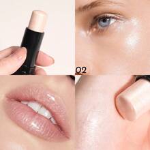 YOUNG VISION Highlighter Stick & Contour Stick Facial Makeup Set: Water-Based Highlighter Stick Brightens Face & Bronze Contour Stick Sculpts Facial Contours For Daily Makeup - Multicolor - View 8