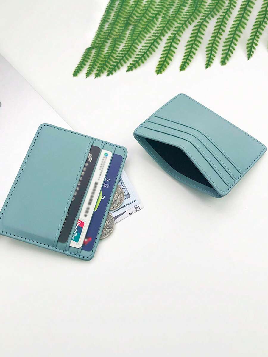 Cat Pattern Card Holder, Card Slots, Credit Card Wallet, Fun Wallet, Multi-Slot Card Storage, Women's Fashion Card Sleeve, Men's Practical Bank Card And ID Card Holder, Back To School And Travel Essential, Unique Teacher's Day Gift, Birthday Gift, Holiday Gift, Party Gift, Vacation Gift, Wedding Gift, Back To School Gift, Travel Essential - Multicolor - View 1