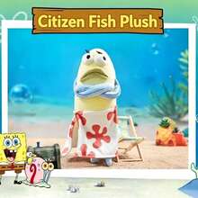 SpongeBob SquarePants 1 buah Boneka Plush Ikan Warga Bikini Bottom SquarePants, Berbagai Figur Ikan Pengamat yang Lucu, Ekspresi Unik, Cocok Sebagai Dekorasi Rumah, Boneka Koleksi, Hadiah Menyenangkan dan Lucu untuk Teman, Pilihan Koleksi Penggemar Merchandise Anime - MultiWarna - View 11