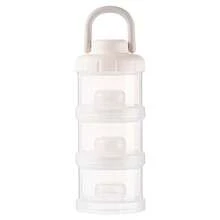 3-Layer Baby Formula Dispenser Portable Travel Detachable Newborn Baby Large Capacity Airtight Storage Container With Compartments - Multicolor - View 13