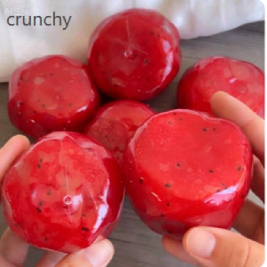 Handmade Ice Texture Soft Ball, Stretchable Non-Rebounding Sticky Finger Squeeze Toy, Slow Recovery Stress Relief Fingertip Toy