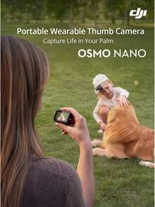 dji Osmo Nano 4K Thumb Camera Standard Set | Perfect For Cycling, Vlogs, Family, And Pets, Free-Angle Stabilized Wearable Camera (Brand New, Activated Only) - View 9