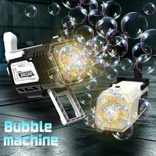 Electric Bubble Machine For Outdoor Parties, Capable Of Producing Over 20,000 Bubbles Per Minute; Features Dual Power Supply Modes (Bubble Solution And Batteries Not Included) And Is Perfect For Outdoor Play. - Multicolor - View 9
