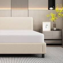 Mattress, Comfortable, Bedspread With Non-Slip Particles And Handles, OEKO-TEX Certified, Ergonomic, Breathable And Durable, Firmness H3, 90x200cm - White - View 1
