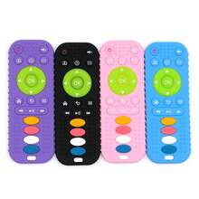Bneseus 1pc Silicone Remote Control Model, Soft Silicone Teething Toy, Suitable For Toddler Boys And Girls, Christmas Gift, Baby Toy, Soothe Teething Pain, Relieve Gum Pain, Cute Pattern, Remote Control Chewing Toy, Baby Sensory Toy - Teething Toy - View 7