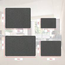 1pc Solid Color Drying Mat, Non-Slip Absorbent Wear-Resistant Coffee Machine Mat, Soft Diatomite Drainage Mat, Draining Mat, Coffee Mat, Bar Restaurant Mat, Pet Mat, Tableware Mat, Bathroom Mat, Countertop Mat For Dining Table Decor, Household Kitchen Supplies - Black - View 3