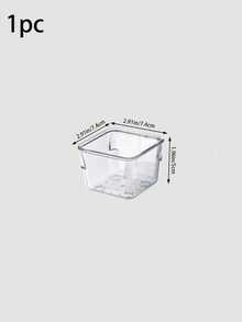 Set Baki Perhiasan 1/2/6/7 buah, Set Kotak Penyimpanan Laci Plastik Transparan, Pengatur Perhiasan, Kotak Penyimpanan Pembatas Laci Meja, Kosmetik, Kotak Penyimpanan Perlengkapan Perhiasan, Partisi Laci Rumah - Clear - View 25