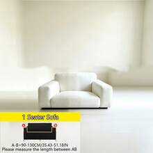 1pc Popular Full Coverage Elastic Sofa Cover, Wheat Jacquard Thickened Anti-Slip, Suitable For All 4 Seasons, Home Dust-Proof Sofa Protector - Beige - View 12