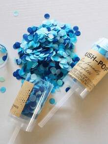 Multi-Color Paper Confetti Poppers, White Confetti, Party Atmosphere Maker, Suitable For Birthday/Wedding/Valentine's Day/Bachelor Party Celebrations Confetti Cannon, Streamer Poppers - Confetti Cannon - View 8