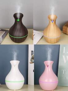 UBS Wood Grain Creative Humidifier, Aromatherapy Essential Oil Diffuser, Autumn/Winter, Humidifier Atmosphere, Small Home Fragrance Diffuser, Mist Office Desk, Christmas - Multicolor - View 2