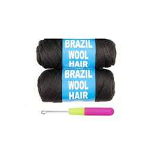 2/4/5/8pcs Hair Synthetic Crochet Hair Extensions For Women For Braiding Senegalese Twist Fake Hair, Halloween - Black - View 12